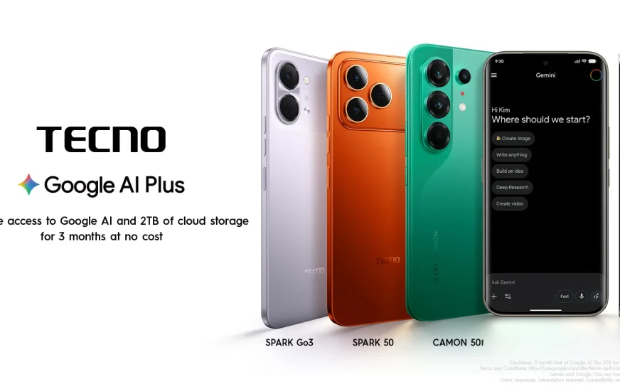 TECNO Pakistan Users Can Now Get 3 Months of Google AI Plus at No Cost on Eligible Devices