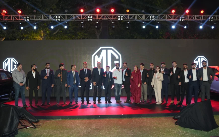 MG Pakistan hosts Experience More Karachi event with customers, partners, media representatives and automotive enthusiasts at an MG brand showcase.